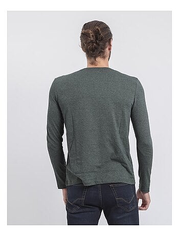 T-shirt maniche lunghe girocollo puro cotone riciclato JORIMUX