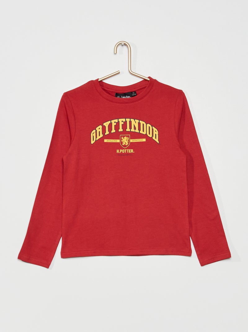 T-shirt maniche lunghe 'Harry Potter' rosso - Kiabi
