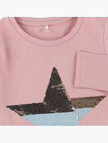 T-shirt Maniche Lunghe per Bambina Name It