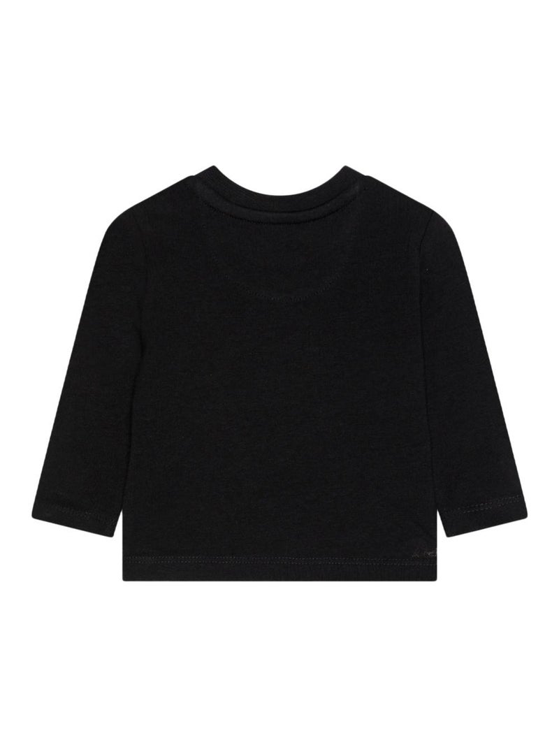 T-shirt Maniche Lunghe Ragazzo Calvin Klein Jeans Nero - Kiabi