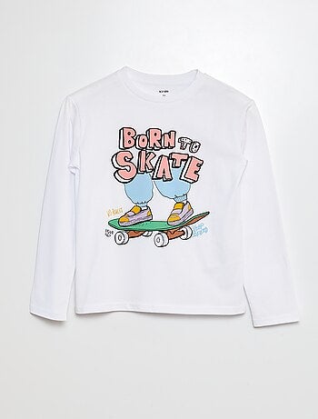 T-shirt maniche lunghe 'Skate'