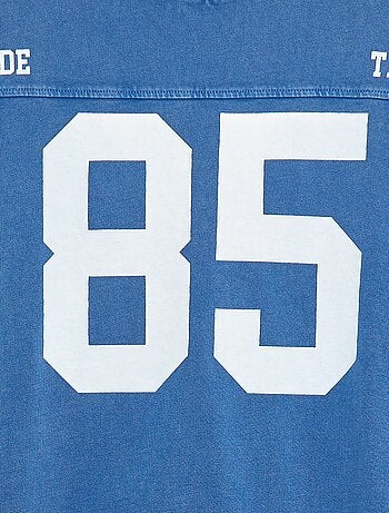 T-shirt maniche lunghe stile sportivo americano