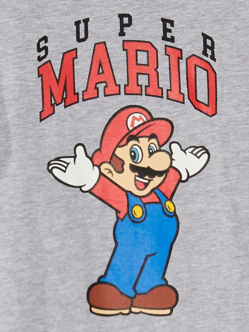 Super Mario Grigio - Abbigliamento T-shirts a maniche lunghe Bambino 20,90 €