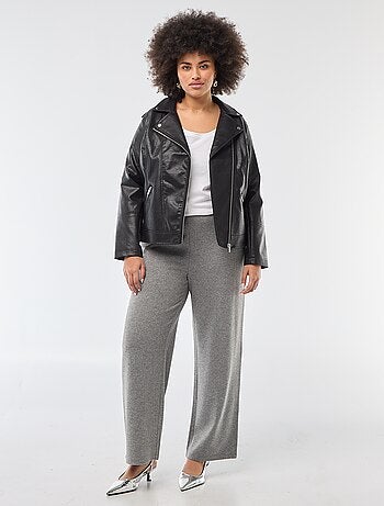 T-shirt maniche lunghe tinta unita in jersey