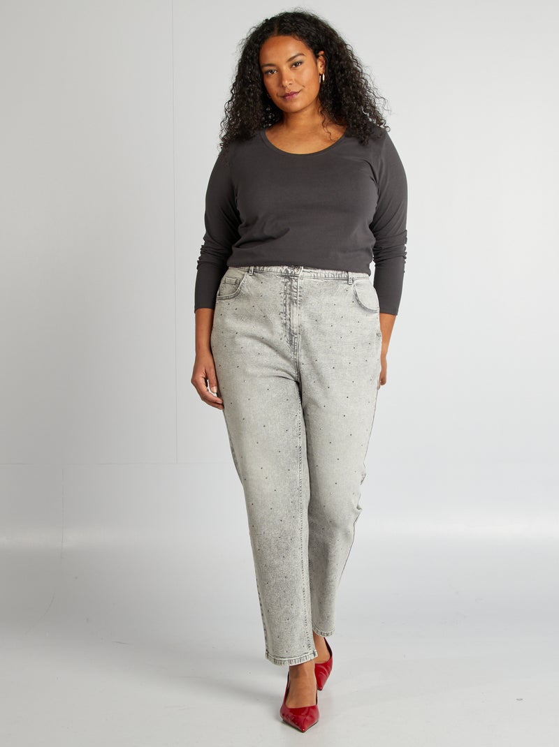 Maglietta Casual Da Donna A Girocollo, Tinta Una, Manica - Foto 8