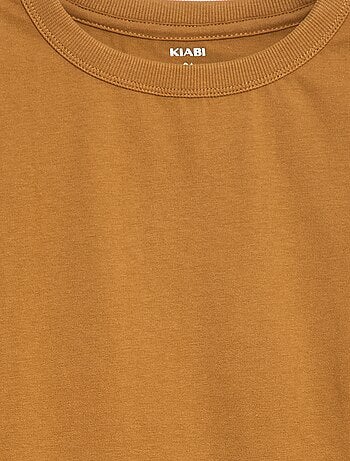 T-shirt maniche lunghe tinta unita