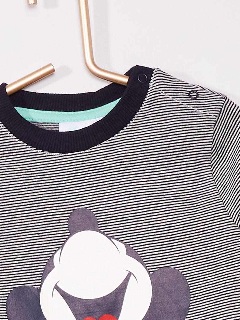 B. ANGEL T-shirt In Mesh Con Strass All-over Black Friday Best Deals Abbigliamen