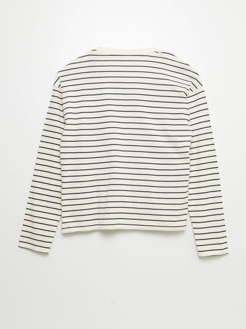 T-shirt marinière - So Easy - Kiabi