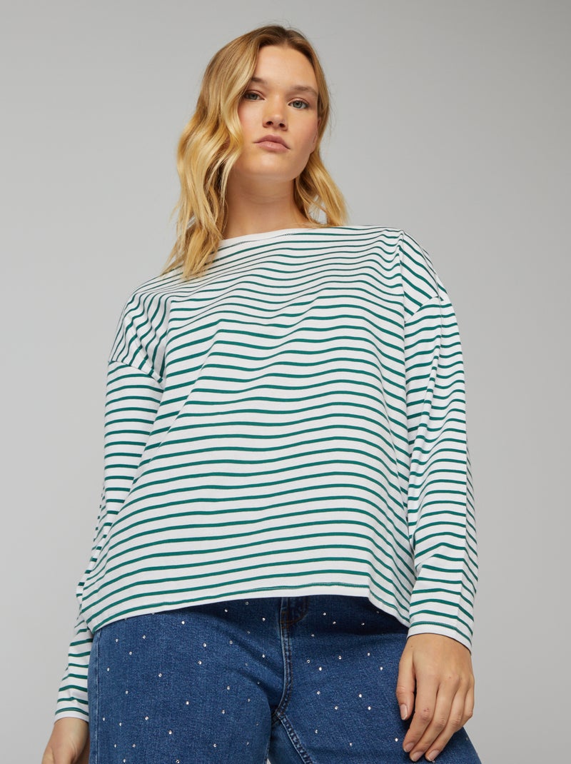 T-shirt marinière BIANCO - Kiabi