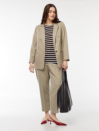 T-shirt marinière oversize