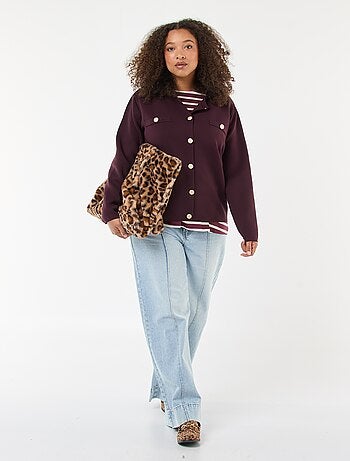 T-shirt marinière oversize