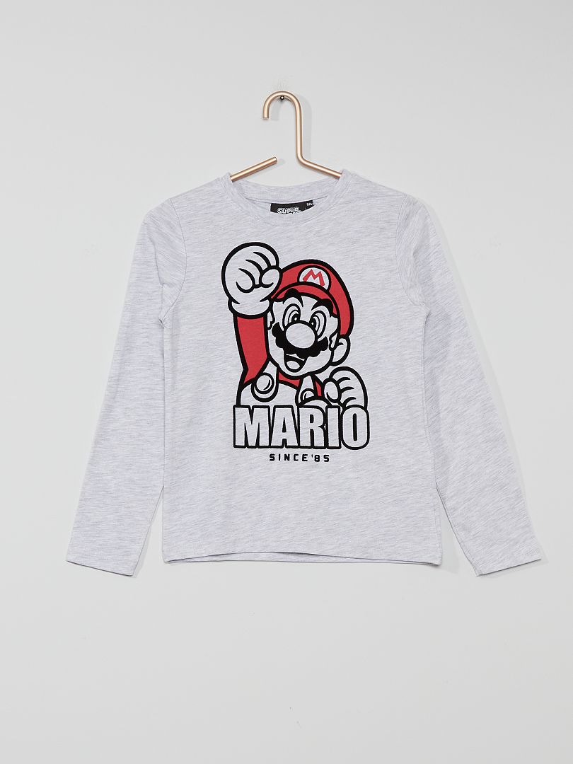 T-shirt 'Mario Kart' GRIGIO - Kiabi