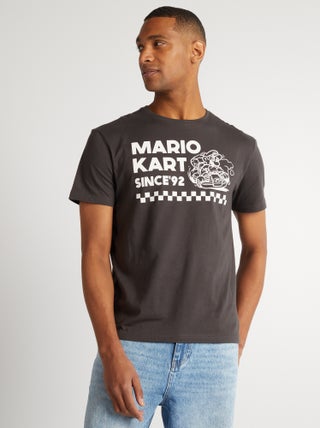 T-shirt 'Mario' scollo tondo