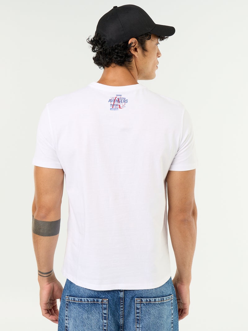T-shirt \'Marvel\' a maniche corte Bianco - Kiabi