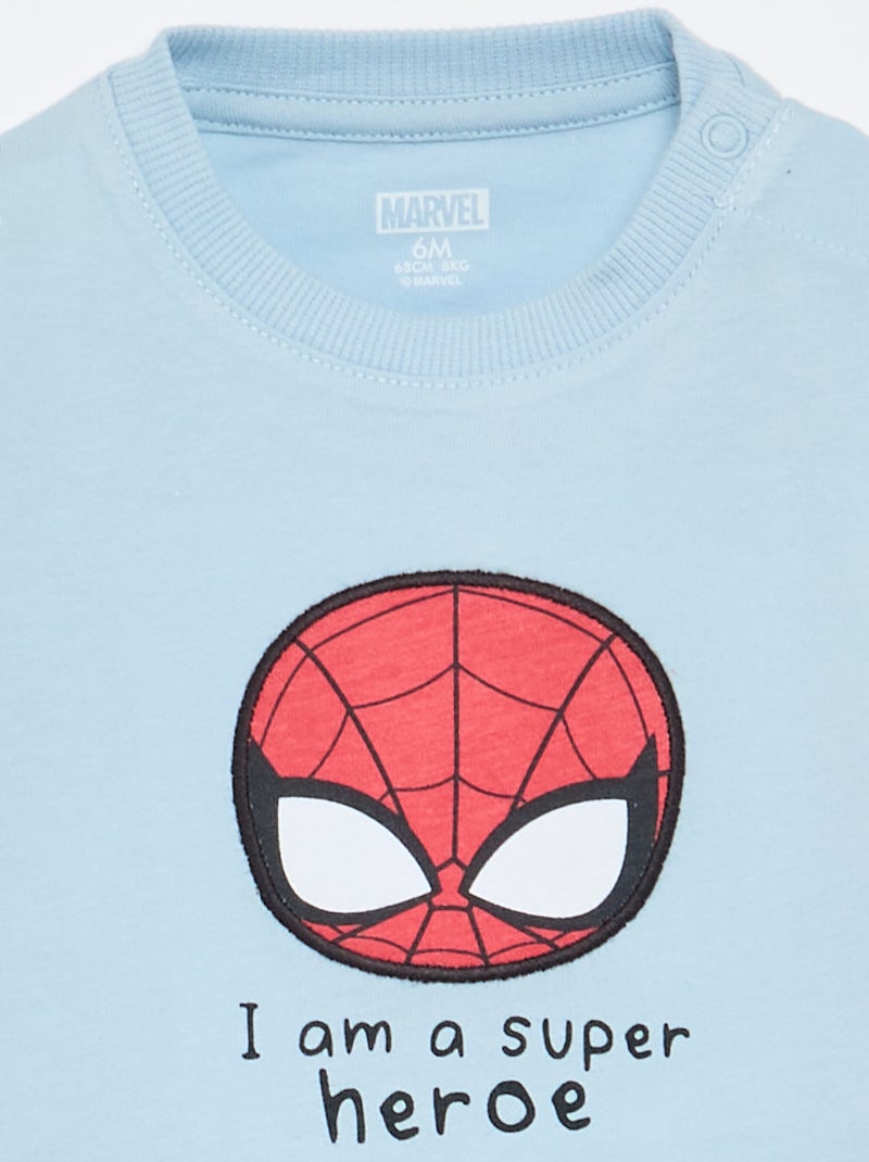 T-shirt 'Marvel' a maniche corte Blu - Kiabi