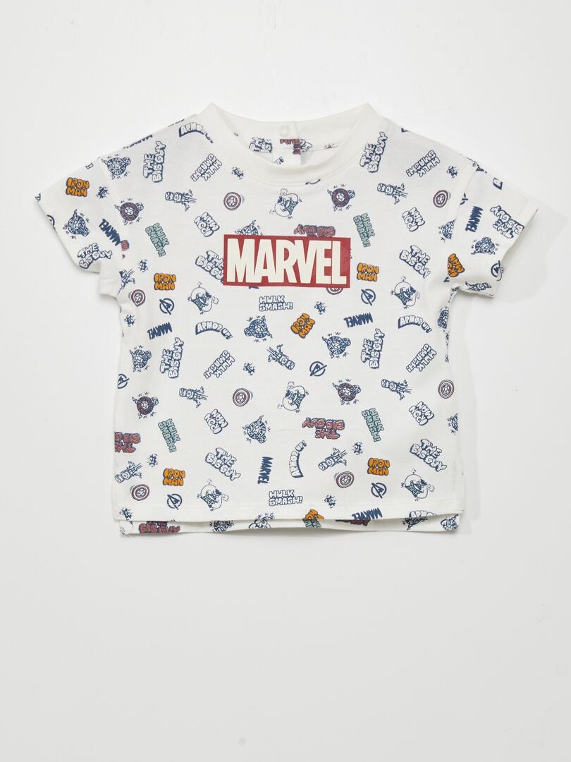 T-shirt 'Marvel' BIANCO - Kiabi
