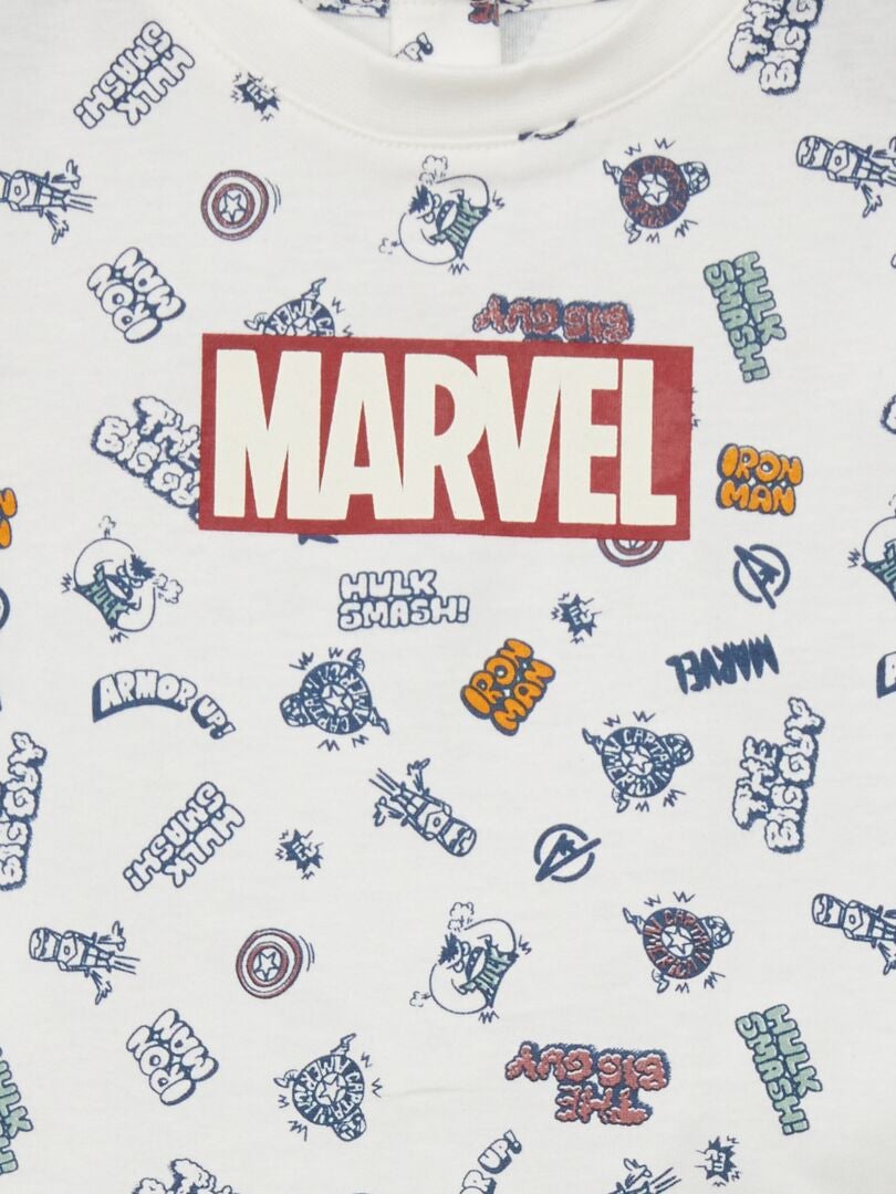 Maglietta Marvel Ufficiale - T-Shirt Fumetti Bianca Unisex Per Adulti - Foto 10