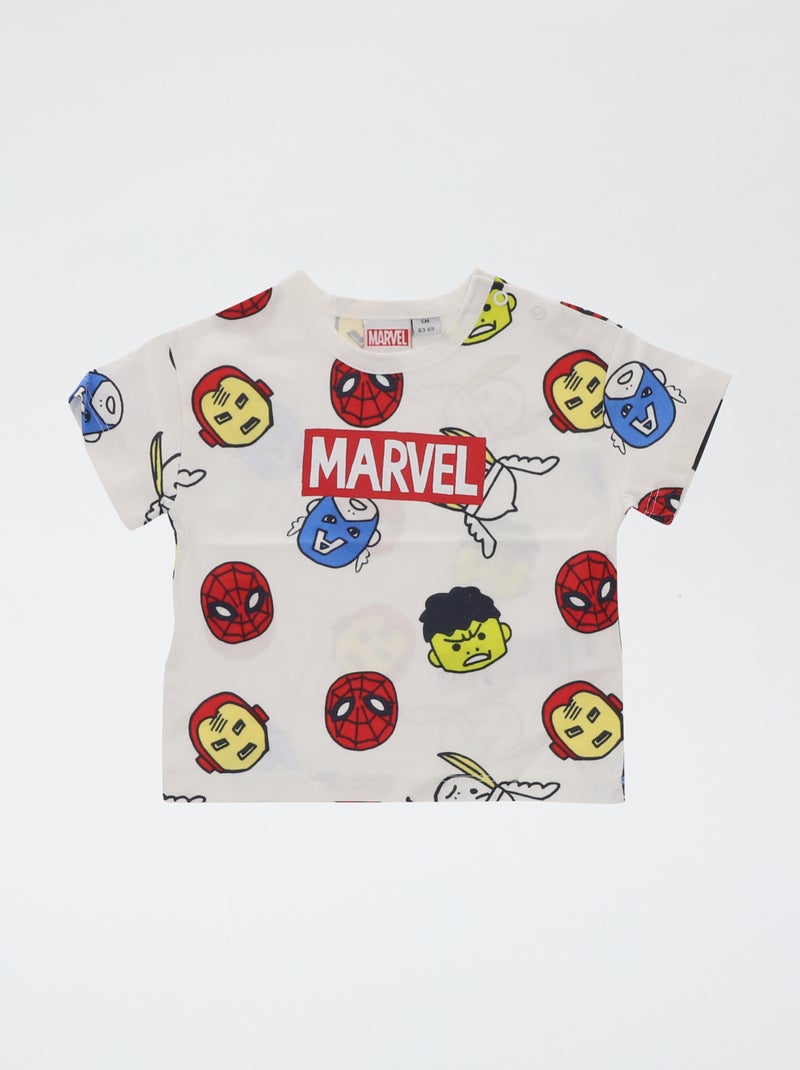 T-shirt 'Marvel' Bianco - Kiabi