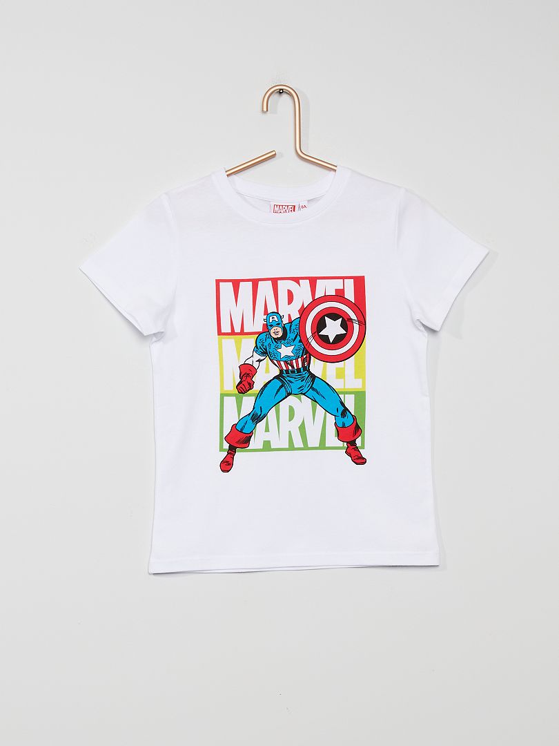 T-shirt 'Marvel' bianco - Kiabi