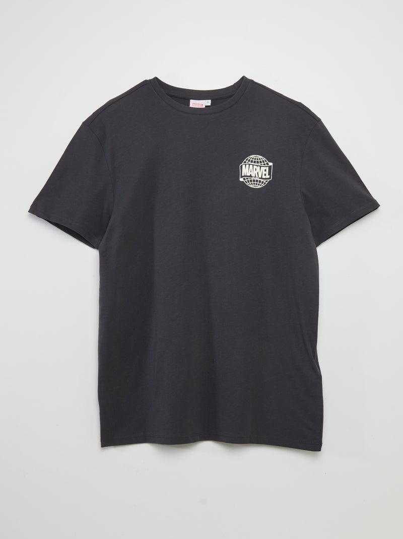 T-shirt 'Marvel' 'Iron Man' con scollo tondo NERO - Kiabi