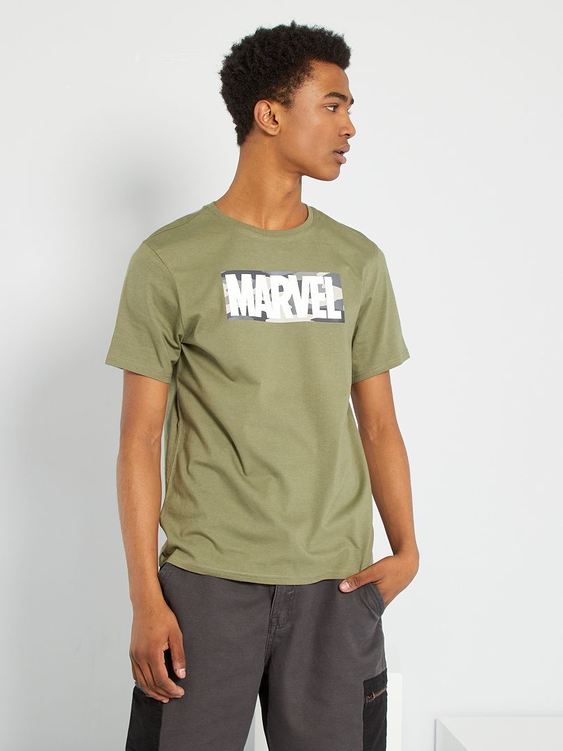 T-shirt 'Marvel' KAKI - Kiabi