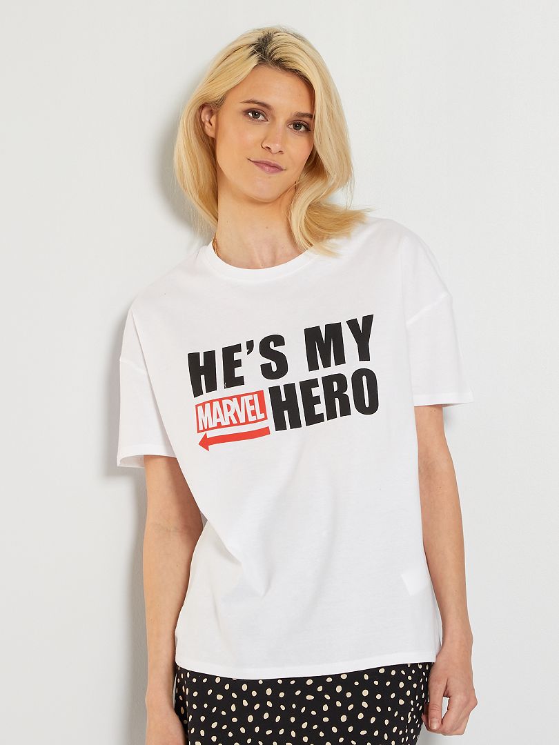 T-shirt 'Marvel' NERO - Kiabi