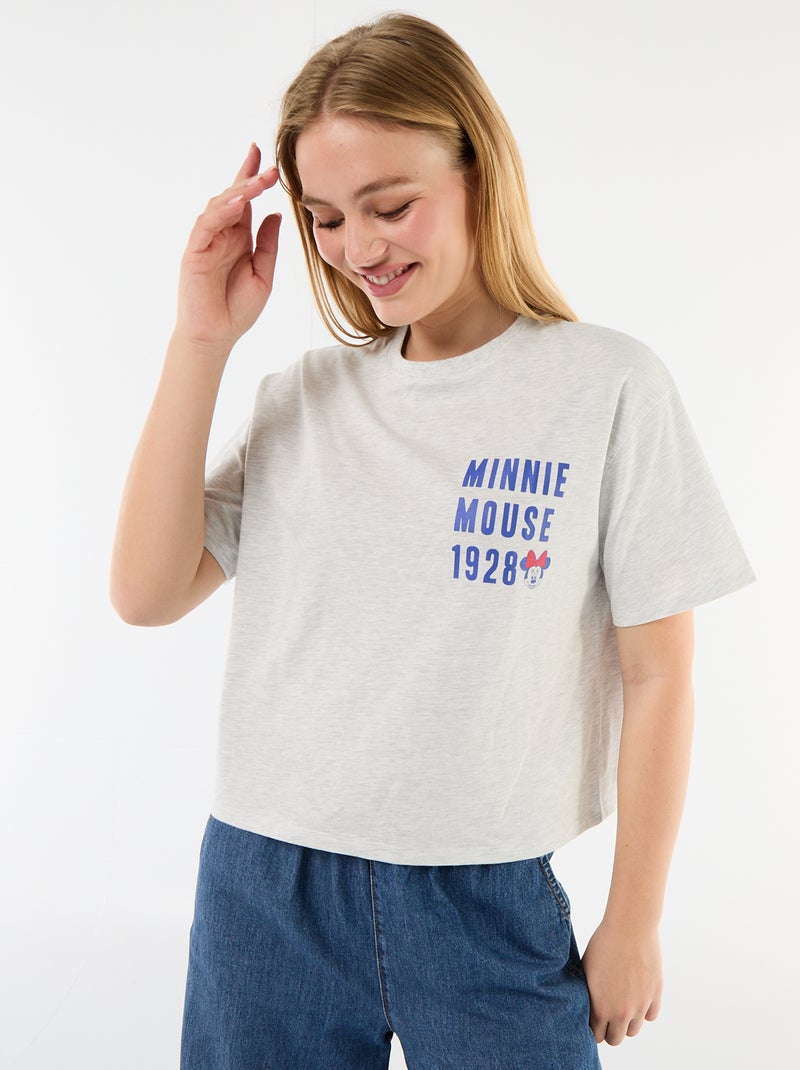 T-shirt mélange 'Minnie' Grigio - Kiabi