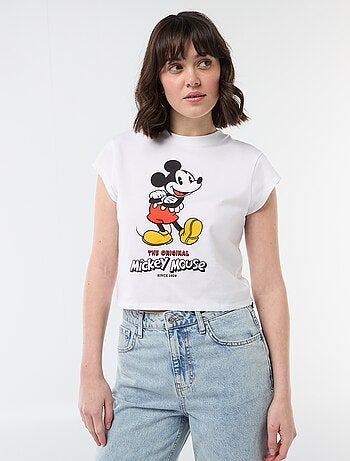 T-shirt 'Mickey' cropped 'Disney'