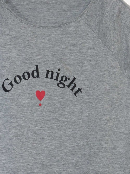 T-shirt midi con bottoni a pressione sulle spalle - So Easy - Kiabi