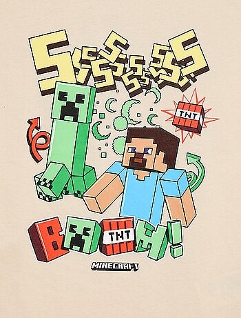 T-shirt 'Minecraft' a maniche corte