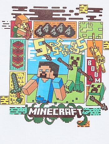 T-shirt 'Minecraft' a maniche corte