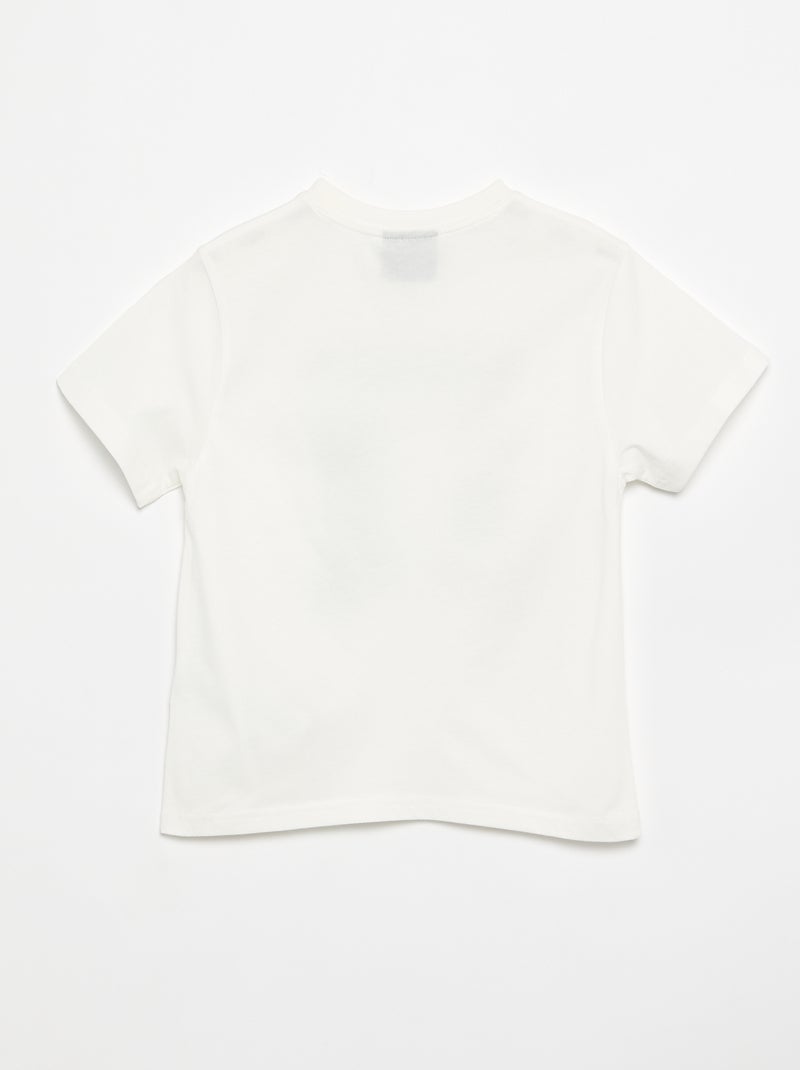 T-shirt 'Minecraft' a maniche corte Bianco - Kiabi