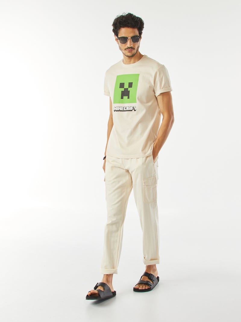 T-shirt 'Minecraft' a maniche corte GRIGIO - Kiabi
