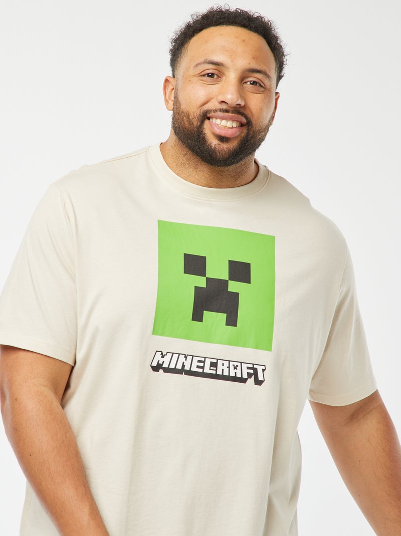 T-shirt 'Minecraft' a maniche corte GRIGIO - Kiabi