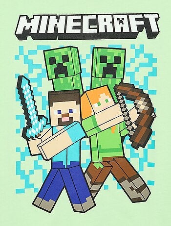 T-shirt 'Minecraft' a maniche corte