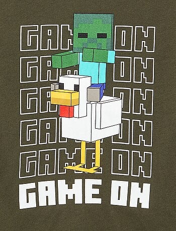 T-shirt 'Minecraft' a maniche corte