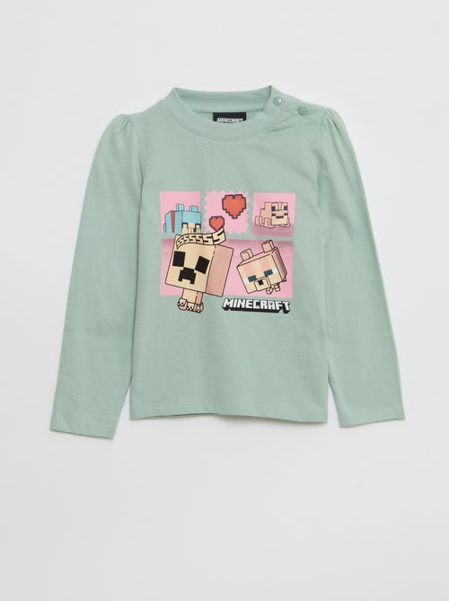 T-shirt 'Minecraft' a maniche lunghe - collezione facile da indossare - Kiabi