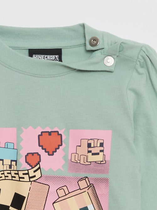 T-shirt 'Minecraft' a maniche lunghe - collezione facile da indossare - Kiabi