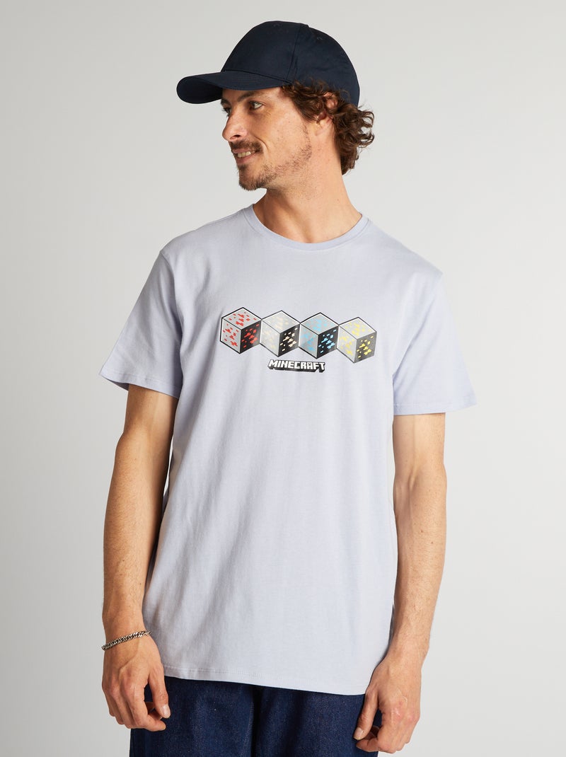 T-shirt 'Minecraft' BLU - Kiabi