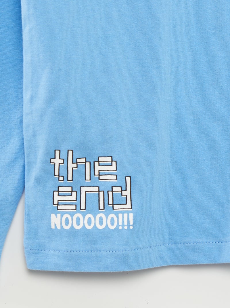 T-shirt 'Minecraft' BLU - Kiabi