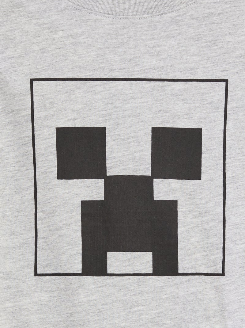 T-shirt 'Minecraft' GRIGIO - Kiabi