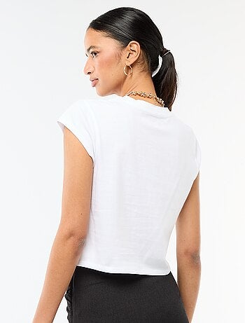 T-shirt 'Minnie' cropped 'Disney'