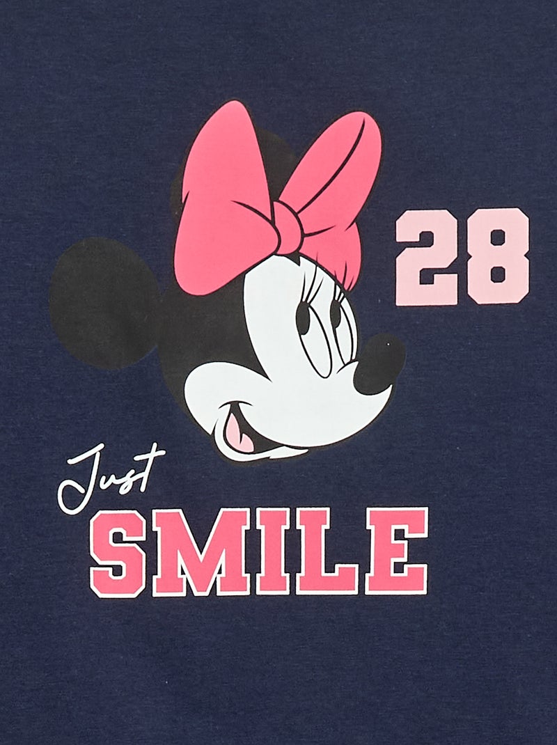 T-shirt 'Minnie' 'Disney' a maniche lunghe Blu - Kiabi