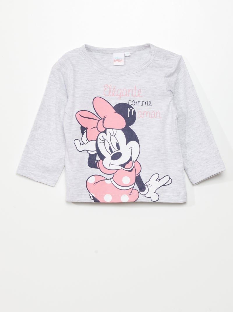 T-shirt 'Minnie' GRIGIO - Kiabi
