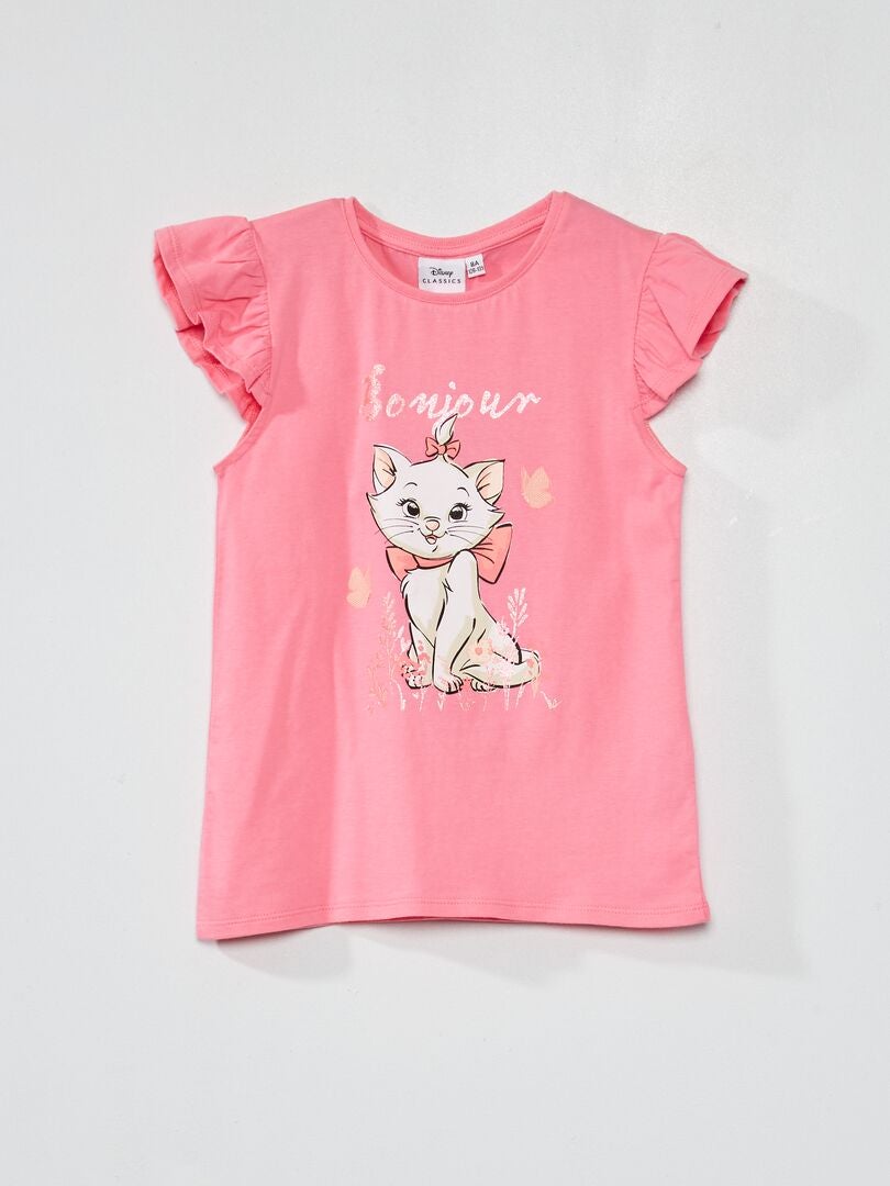 T-shirt 'Minou' 'Disney' rosa - Kiabi