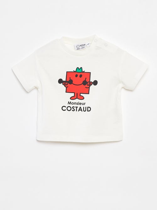 T-shirt 'Monsieur Madame' 'Mr Happy' a maniche corte - Kiabi