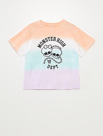 T-shirt 'Monster High' maniche corte tie and dye