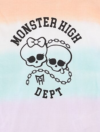 T-shirt 'Monster High' maniche corte tie and dye