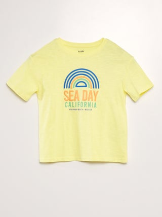 T-shirt mouliné stampata