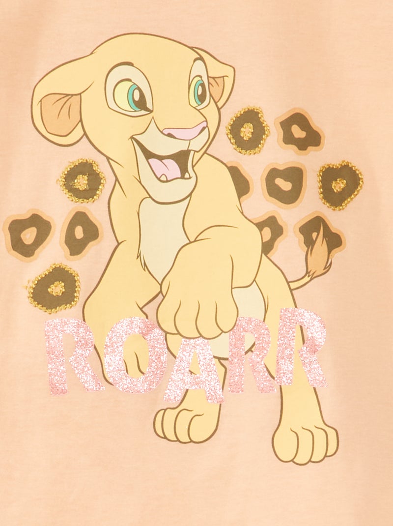 T-shirt 'Nala' 'Il Re Leone' 'Disney' corallo - Kiabi